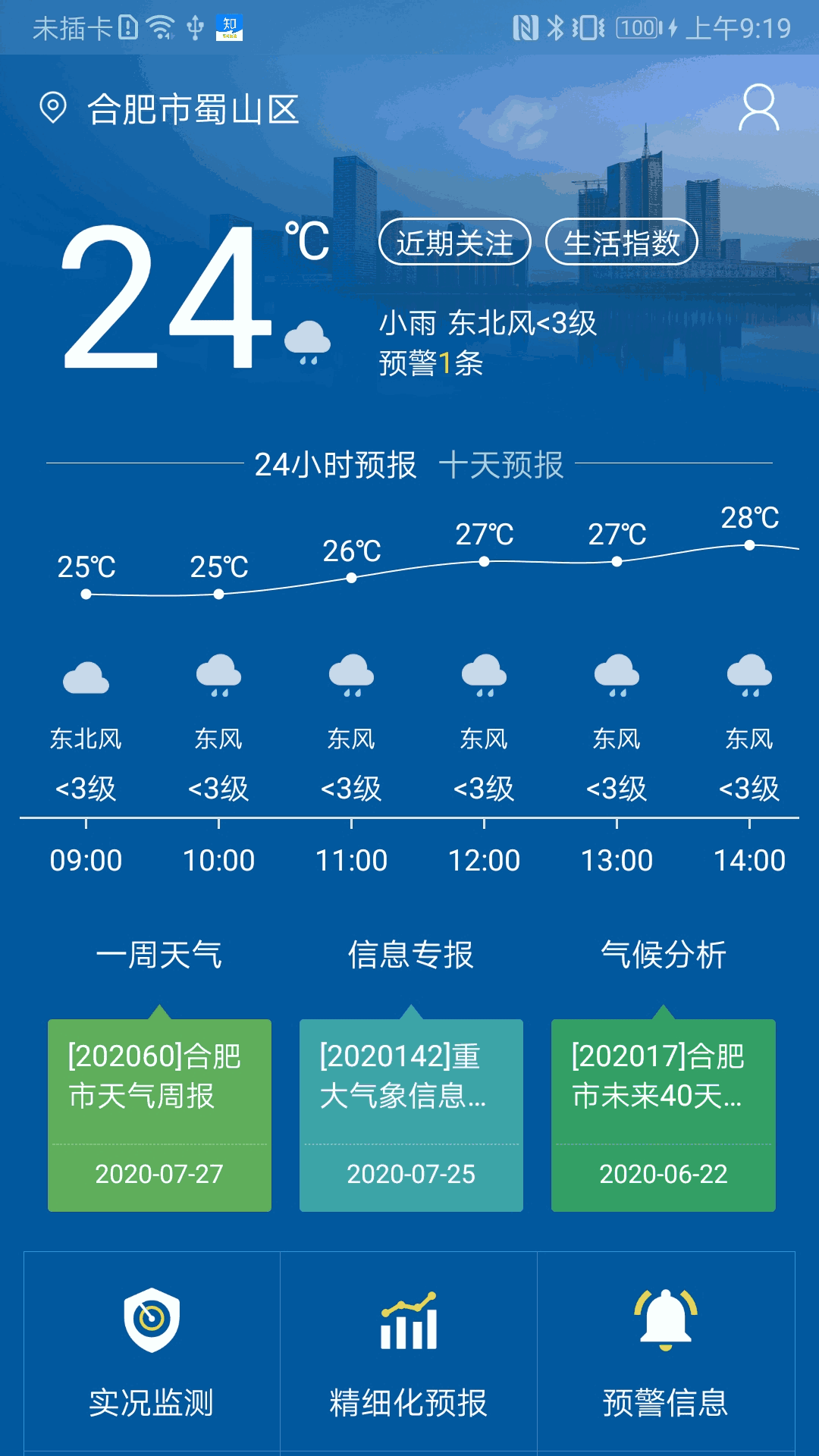 合肥天气